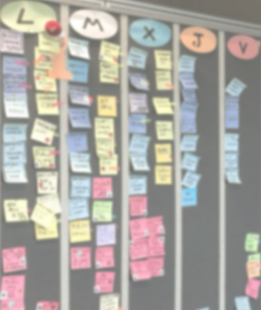 Vima sticky-note board